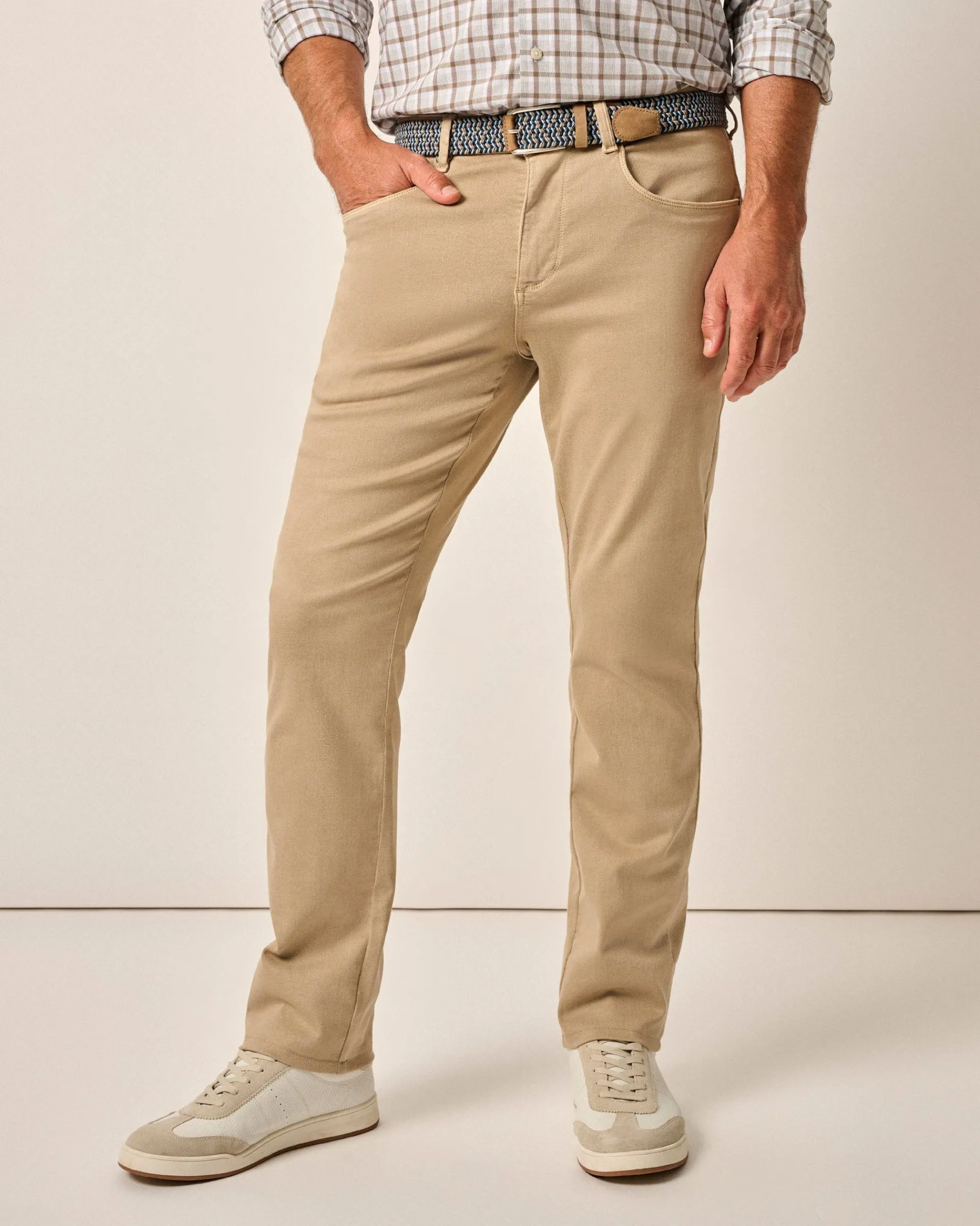 Outlet Carmel Sateen 5-Pocket Pants Pants