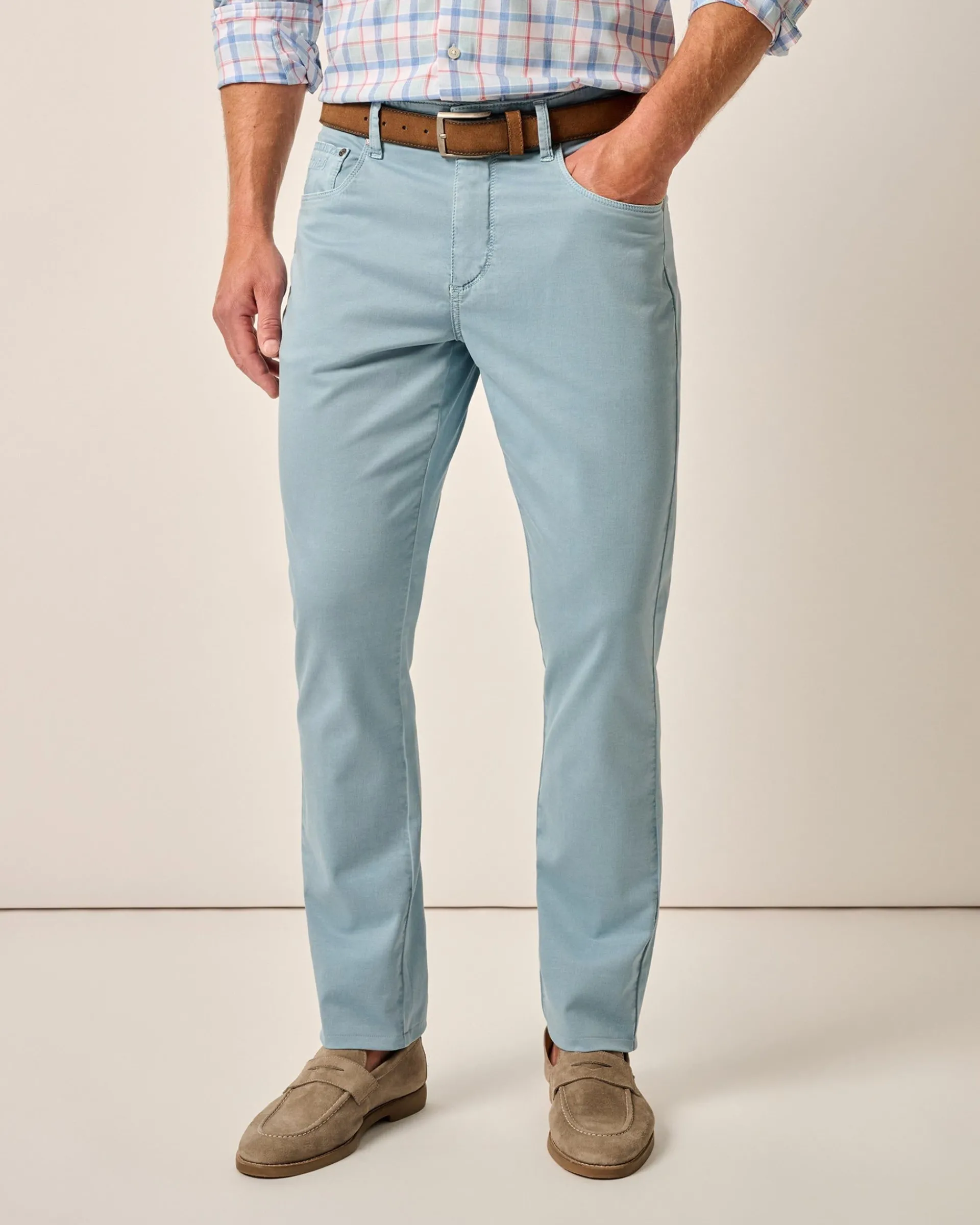 Outlet Carmel Sateen 5-Pocket Pants Pants