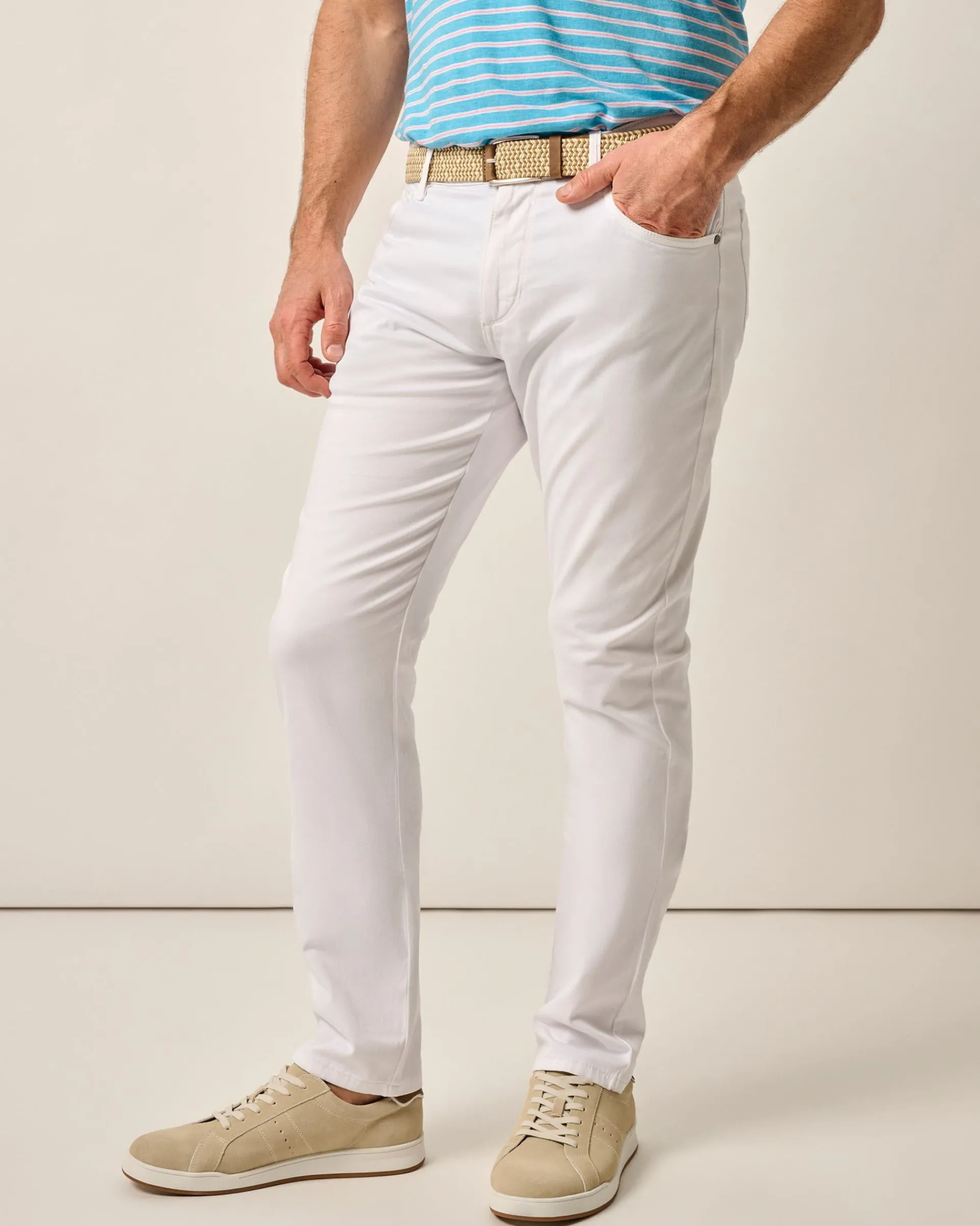 Outlet Carmel Sateen 5-Pocket Pants Pants