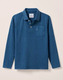 Online Coastal Wash Jr. Long Sleeve BOY Polos|Polos