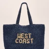 Outlet Coastal Woven Tote Bag Women Bags