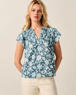 Hot Coleen Printed Blouse Women Shirts & Blouses