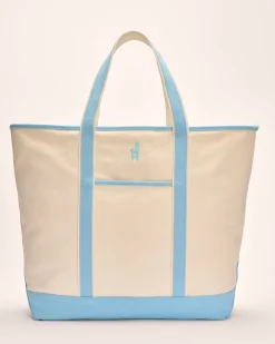 Discount Color Block Canvas Tote Bag Women Bags