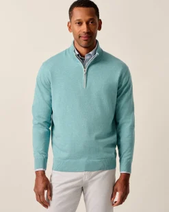 Best Desmond Plaited Cotton Blend 1/4 Zip Sweater Quarter-Zips|Sweaters