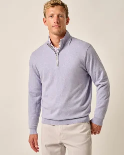 Best Desmond Plaited Cotton Blend 1/4 Zip Sweater Quarter-Zips|Sweaters