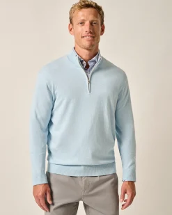 Best Desmond Plaited Cotton Blend 1/4 Zip Sweater Quarter-Zips|Sweaters