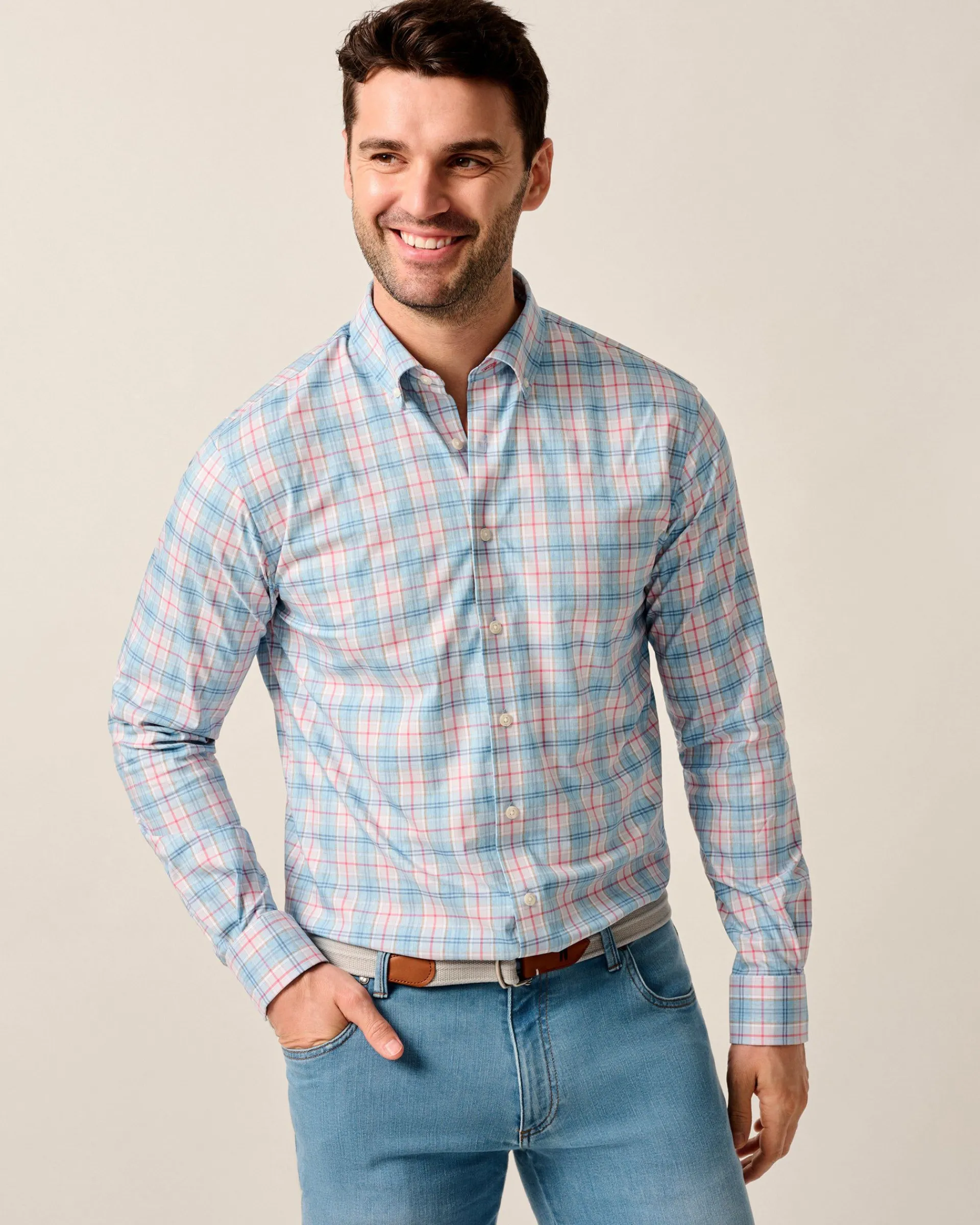 Everyday Performance Button Down Shirt - Lanes Button Down Shirts