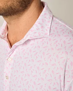 Sale Featherweight Performance Polo - Tini Print Polos|Polos