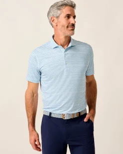 Featherweight Performance Polo - Warwick Stripe Polos|Polos