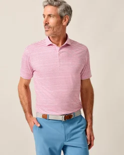 Featherweight Performance Polo - Warwick Stripe Polos|Polos