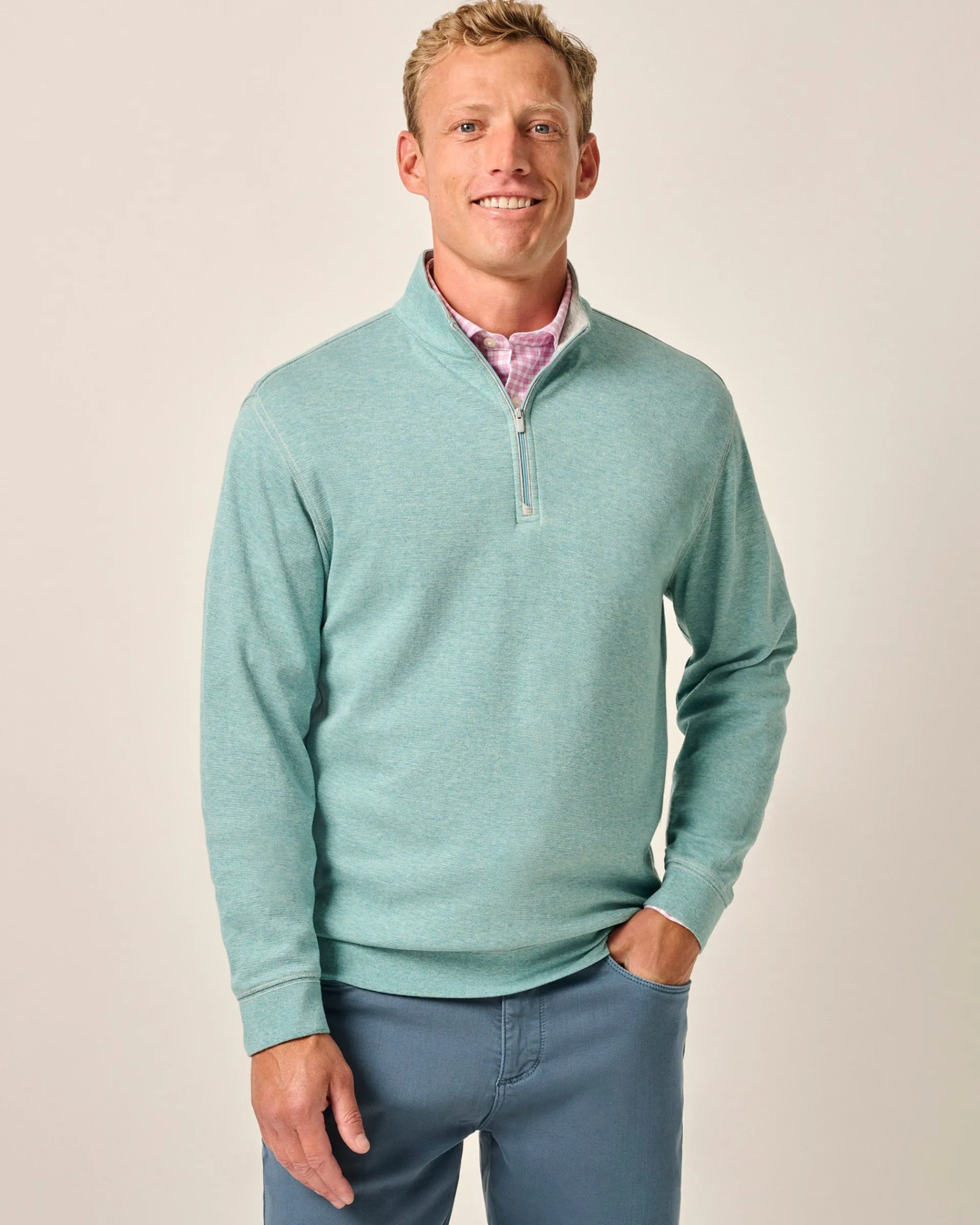 Sale Hanks "Lightweight Sully" 1/4 Zip Pullover Quarter-Zips