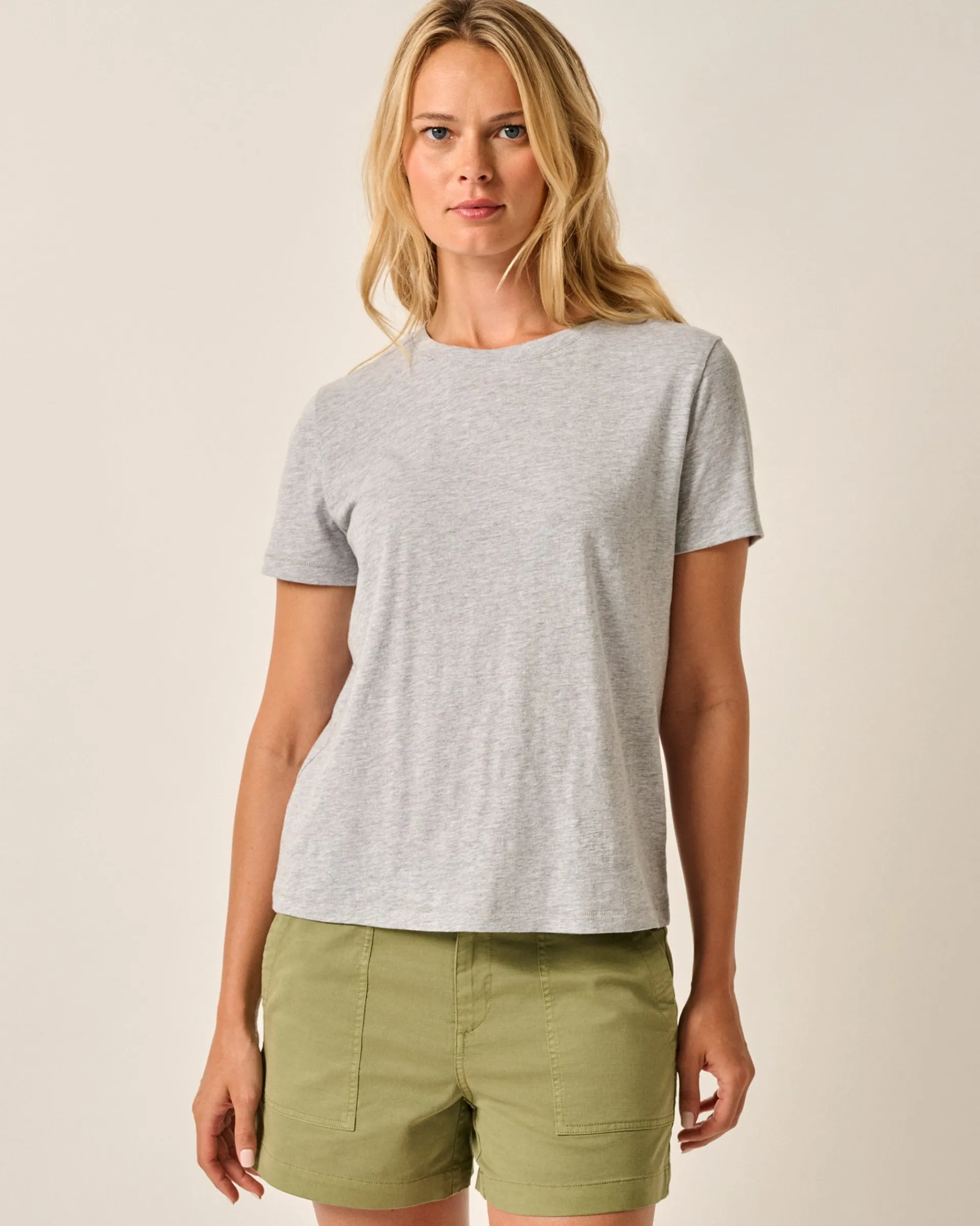 Hot Heritage Cotton Blend T-Shirt Women Tees & Tanks