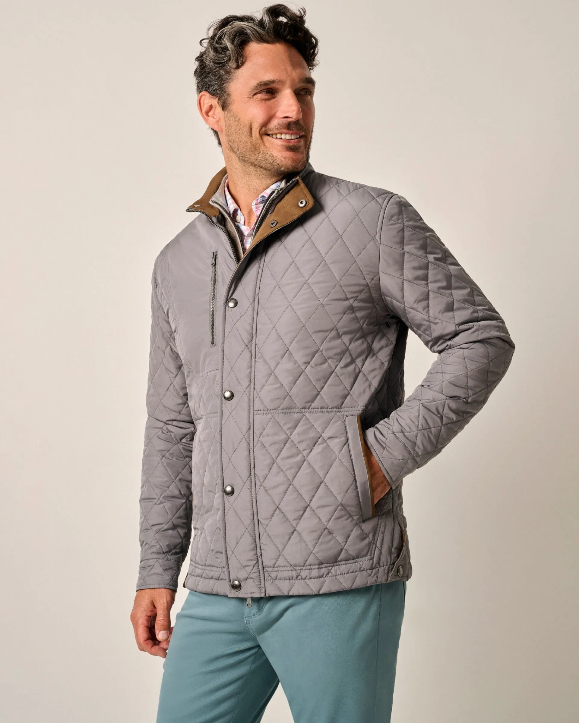 Discount Juno Quilted Snap Jacket Jackets