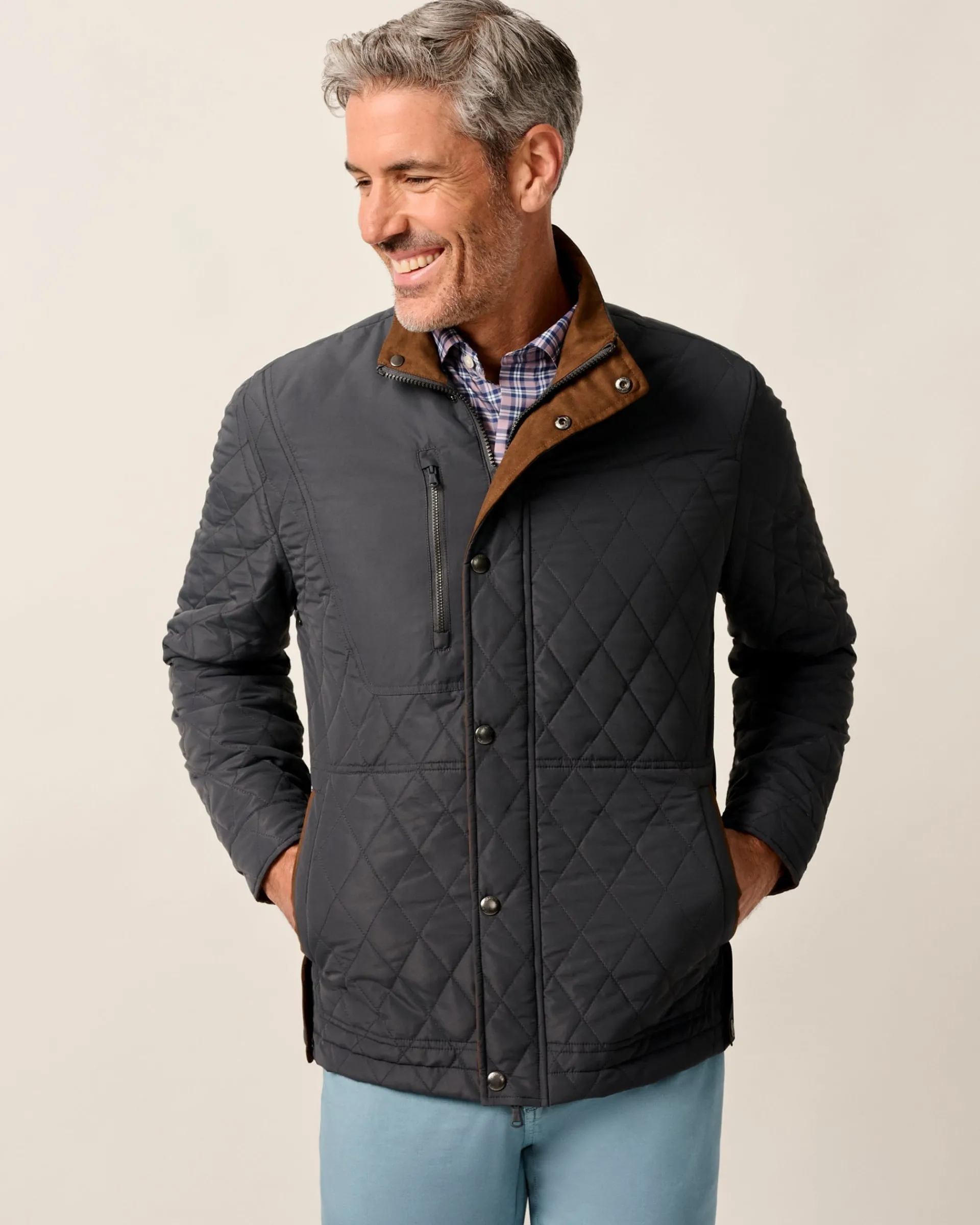 Discount Juno Quilted Snap Jacket Jackets