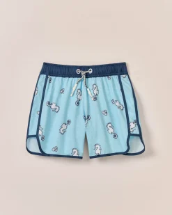 Little Boys (4-7) - Full Elastic Jr. Surf Shorts BOY Swim