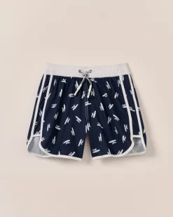 Little Boys (4-7) - Full Elastic Jr. Surf Shorts BOY Swim