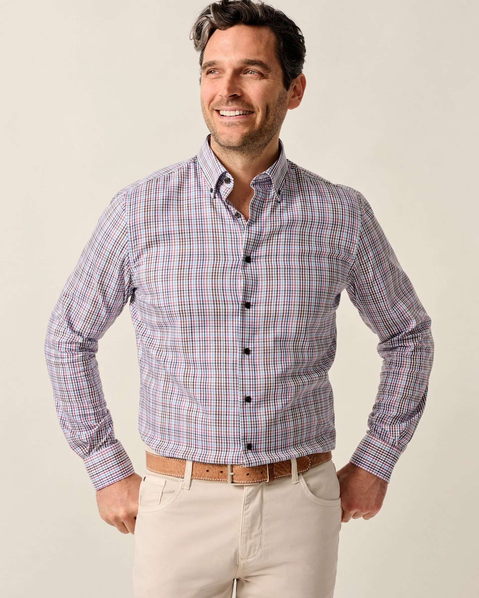 Best Natural Performance Button Down Shirt - Adelson Button Down Shirts