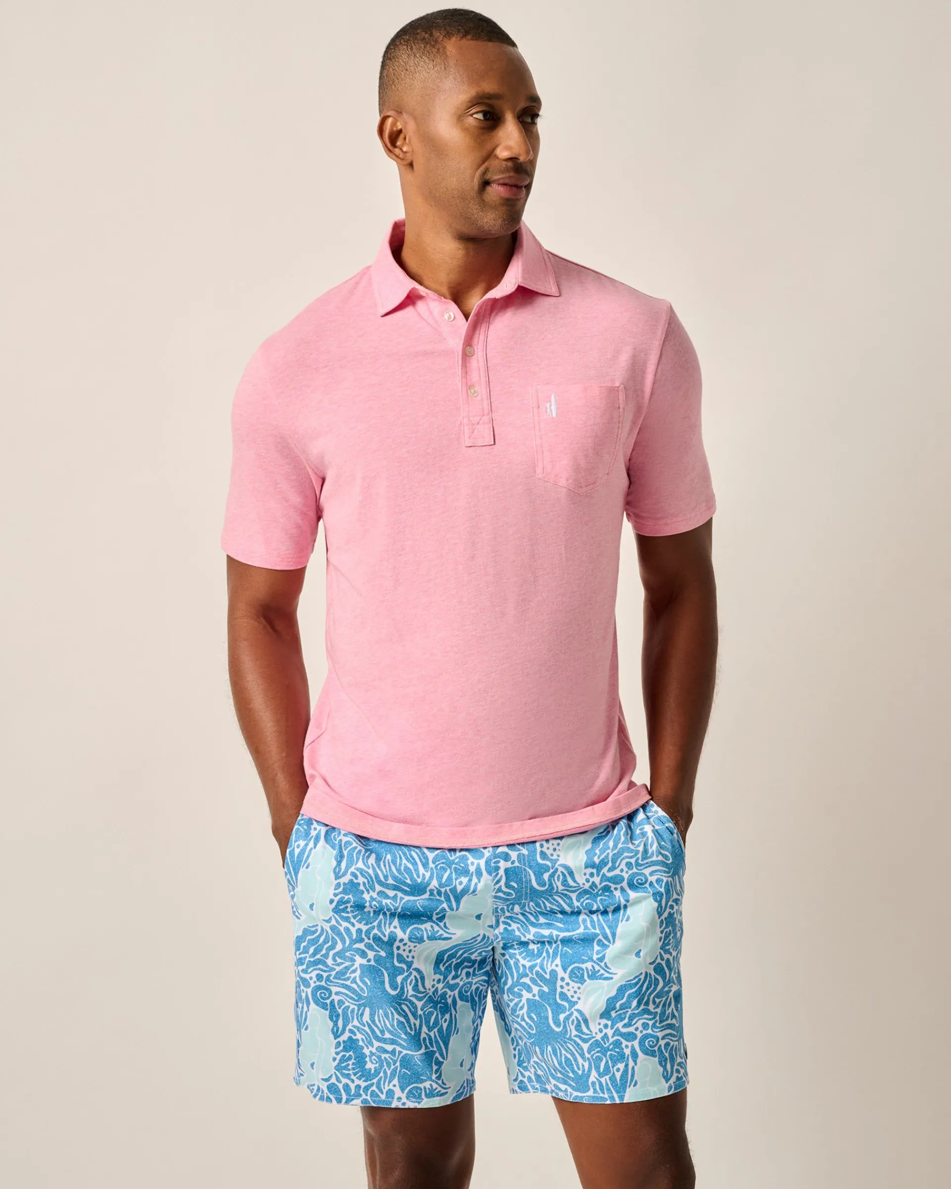 New Original 4-Button Polo - Heathered 2.0 Polos
