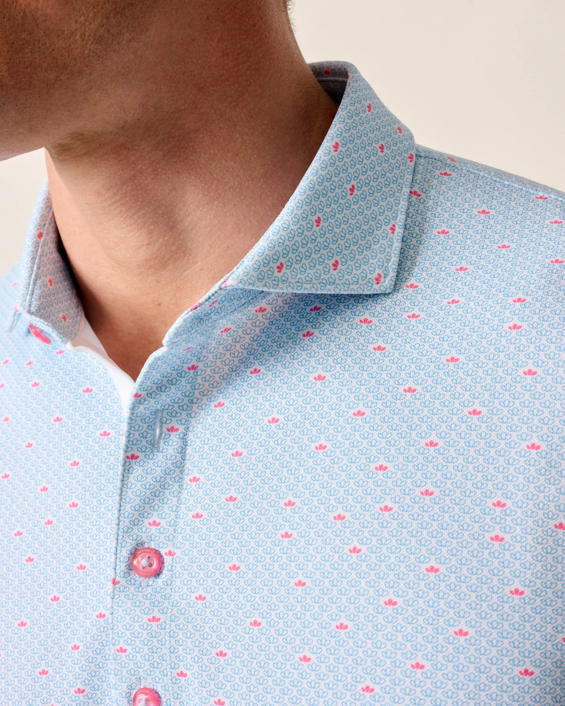 Performance Mesh Polo - Poppy Polos|Polos