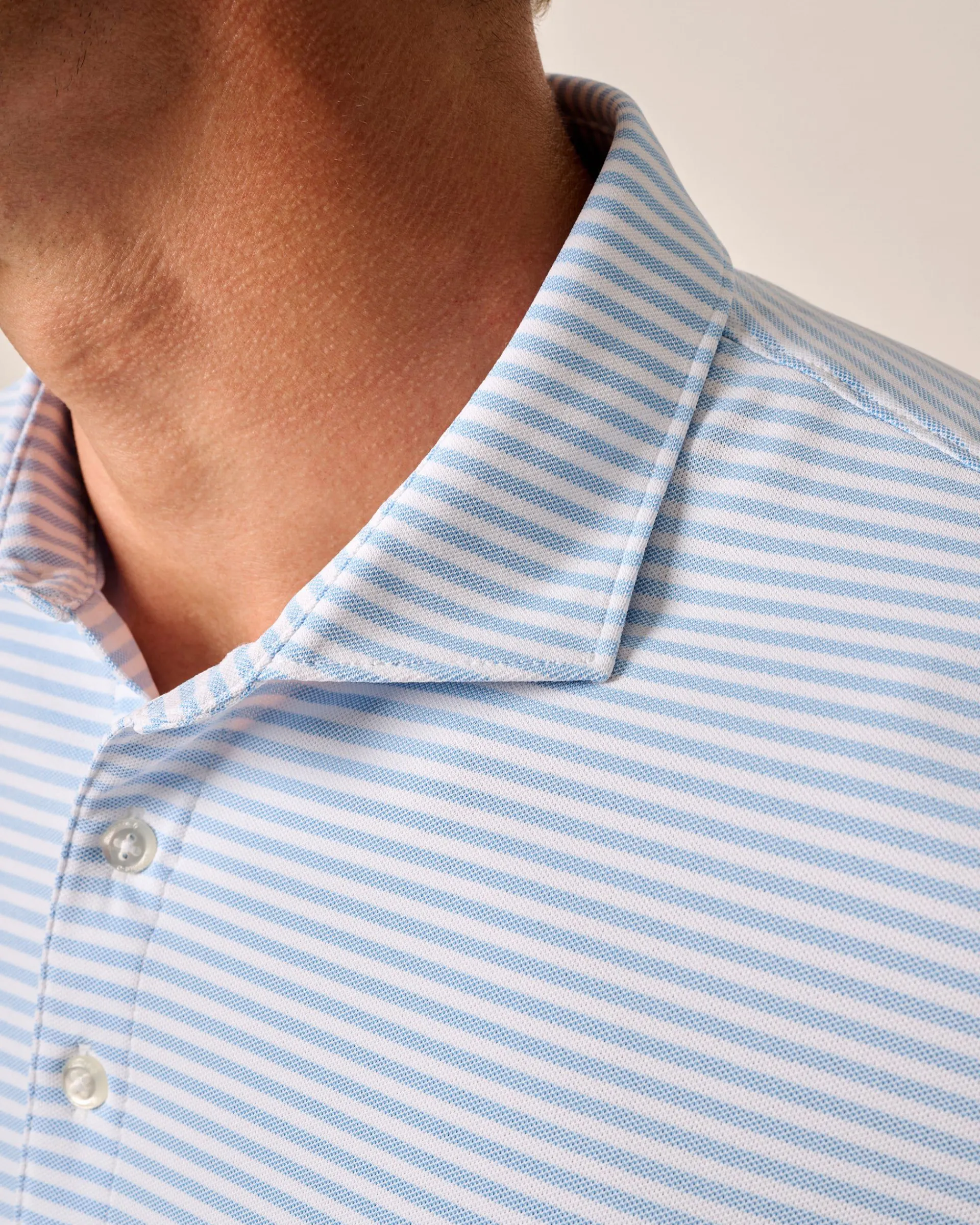 Clearance Performance Mesh Polo - Stetson Stripe Polos|Polos