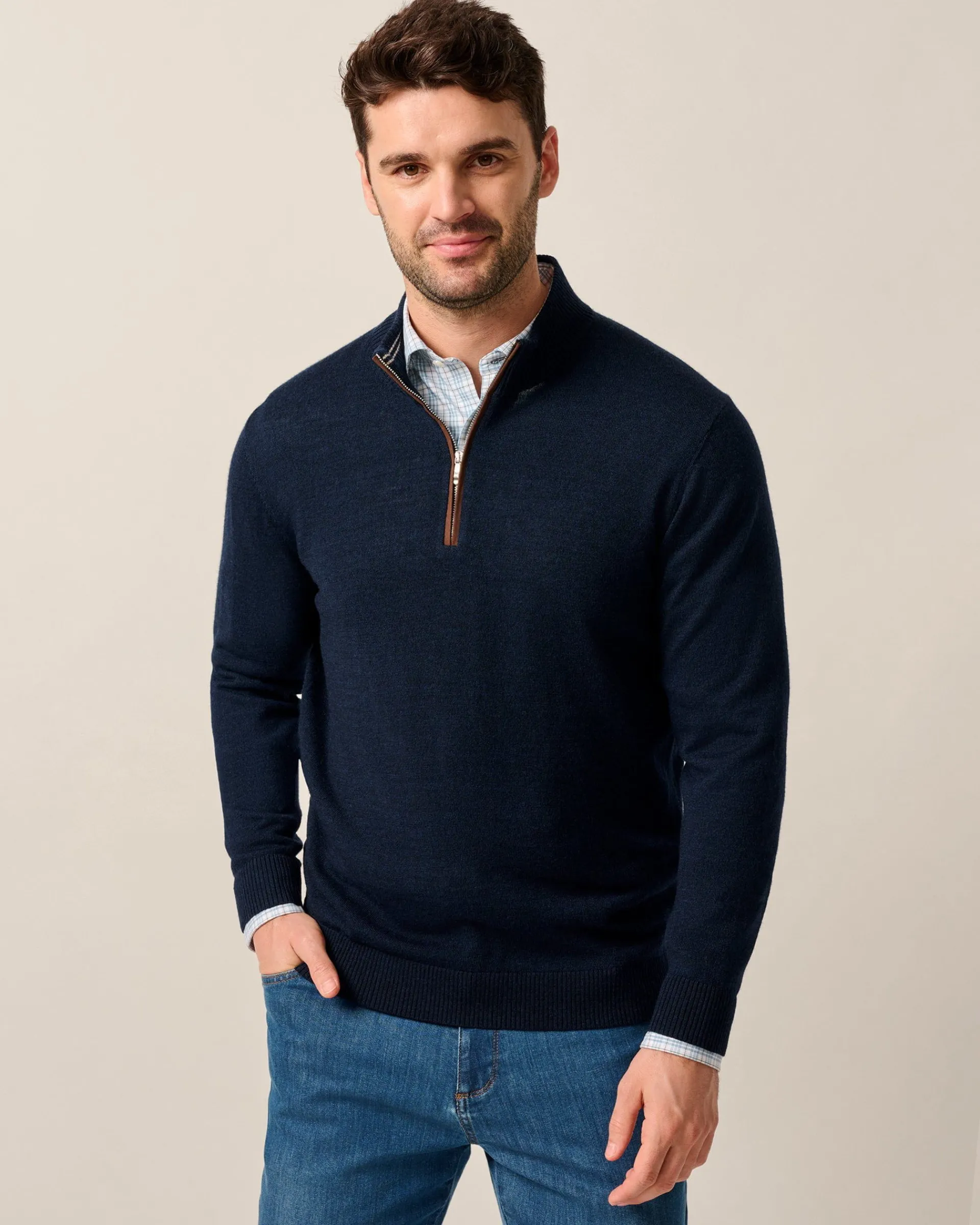 Online Raynor Merino 1/4 Zip Sweater Quarter-Zips|Sweaters