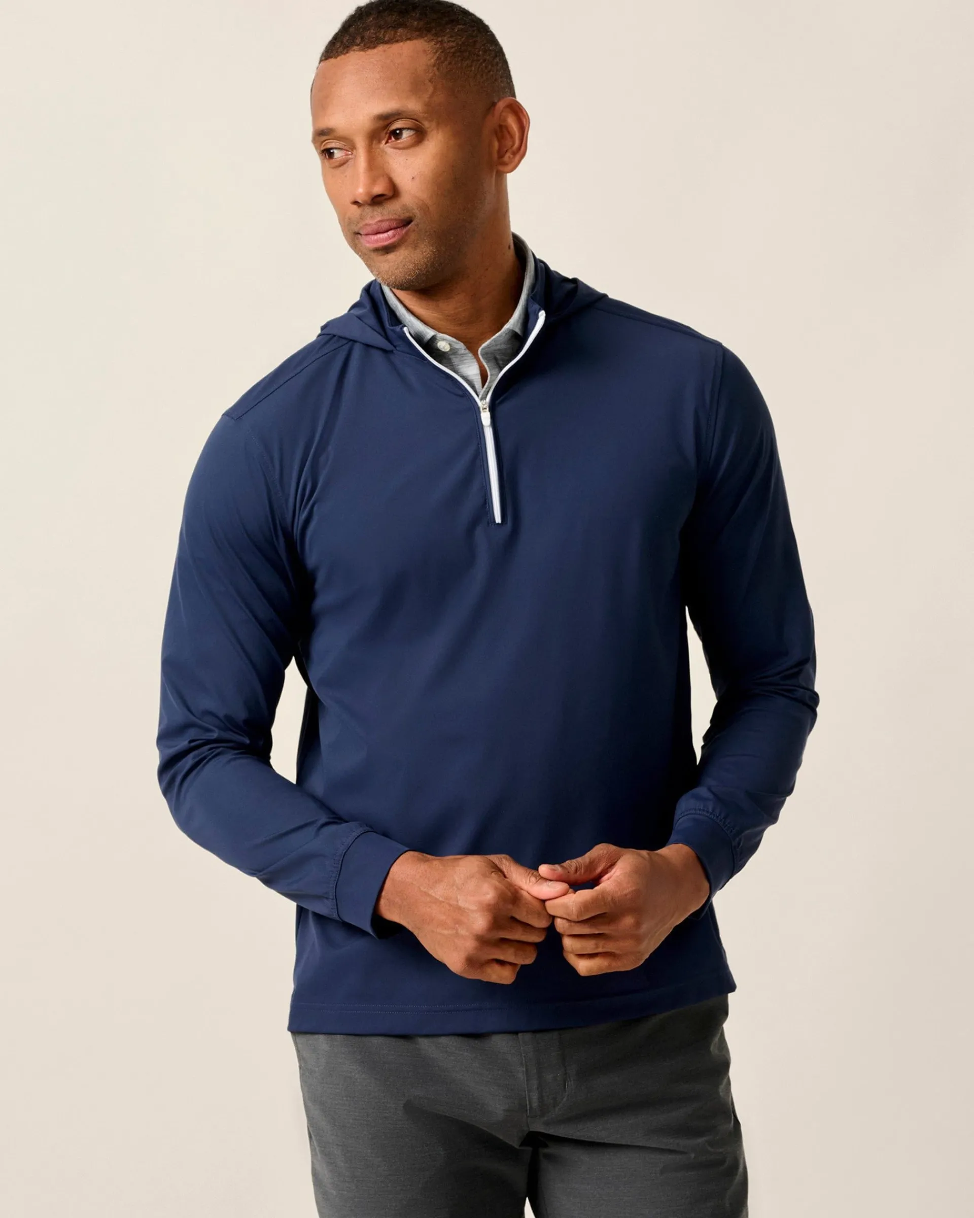 New Robby Performance 1/4 Zip Hoodie Quarter-Zips|Sweatshirts & Hoodies