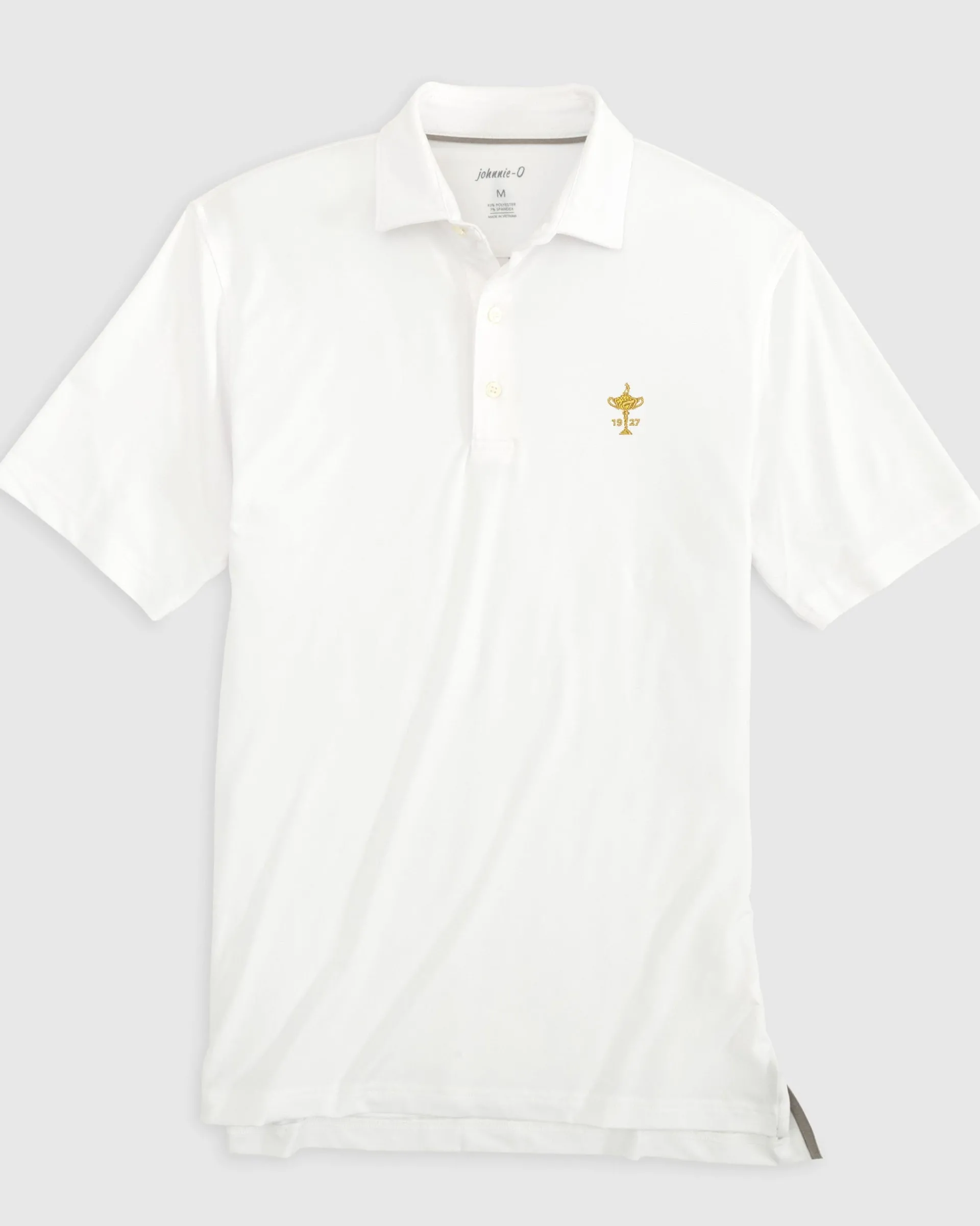Ryder Cup Birdie Solid Jersey Performance Polo - Trophy Logo Ryder Cup|Ryder Cup