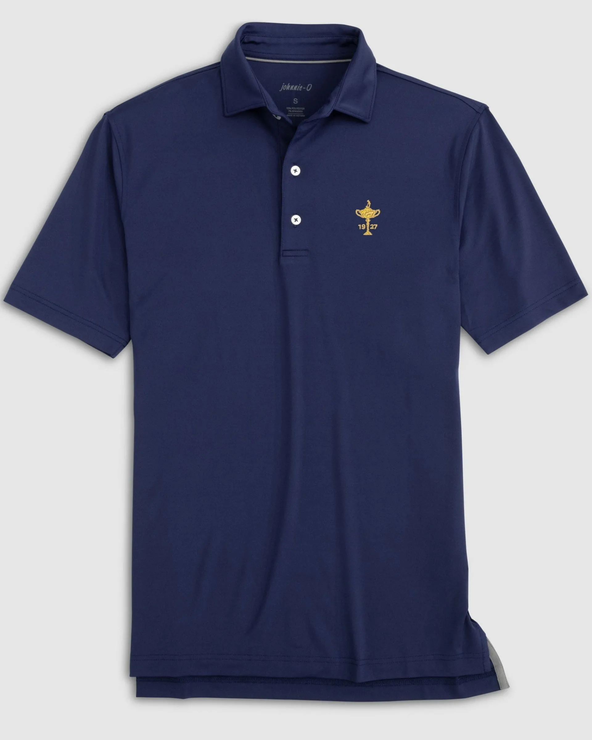 Ryder Cup Birdie Solid Jersey Performance Polo - Trophy Logo Ryder Cup|Ryder Cup