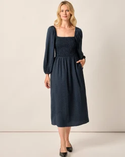 Outlet Selena Mini-Dot Maxi Dress Women Dresses
