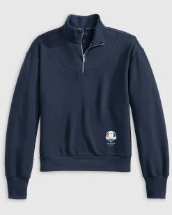 Hot Women's Ryder Cup Naomi Rib Knit 1/4 Zi Women Ryder Cup|Ryder Cup